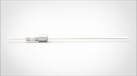 FA10700-03 Ввод вакуумный электрический 1 штырьковый под приварку, 5 кВ, 16.5 А, диаметр штырька 0,094”, материал штырька никель, материал корпуса нержавеющая сталь, длина 7,25” 0351516500947258