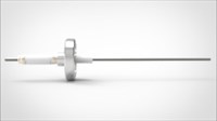 FA10722-02 Ввод вакуумный электрический 1 штырьковый на фланце CF1.33, 20 кВ, 26 А, диаметр штырька 0,094'', материал штырьков молибден, материал корпуса нержавеющая сталь 03511162026948