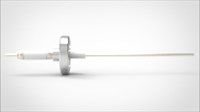 FA10722-03 Ввод вакуумный электрический 1 штырьковый на фланце CF1.33, 20 кВ, 16,5 А, диаметр штырька 0,094'', материал штырьков никель, материал корпуса нержавеющая сталь 035101162016500948