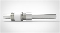 FA10775-04 Ввод вакуумный электрический 1 штырьковый под приварку, 8 кВ, 52 А, диаметр штырька 0,75'', материал штырьков нержавеющая сталь, материал корпуса нержавеющая сталь 03518520758