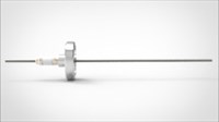 FA11135-02 Ввод вакуумный электрический 1 штырьковый на фланце CF1.33, 5 кВ, 28 А, диаметр штырька 0,094'', материал штырьков молибден, материал корпуса нержавеющая сталь 0351011652800948
