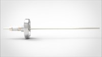 FA11138-03 Ввод вакуумный электрический 1 штырьковый на фланце CF1.33, 10 кВ, 16,5 А, диаметр штырька 0,094'', материал штырьков никель, материал корпуса нержавеющая сталь 035101161016500948