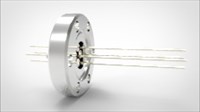 FA11640-04 Ввод вакуумный электрический 4х штырьковый на фланце CF1.33, 2 кВ, 1,1 А, диаметр штырька 0,032'', материал штырьков нержавеющая сталь, материал корпуса нержавеющая сталь 0354011621100328