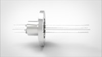 FA11639-04 Ввод вакуумный электрический 4х штырьковый на фланце KF16, 2 кВ, 1,1 А, диаметр штырька 0,032'', материал штырьков нержавеющая сталь, материал корпуса нержавеющая сталь 0354021621100328