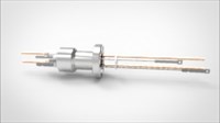 FA12134-03 Термопарный вакуумный ввод типа C на фланце CF1.33(CF16), 1 пара, диаметр штырька 0.094', 5 кВ, 55 А, материал штырька вольфрам-рений, материал корпуса нержавеющая сталь, с ответной частью 03420116100945558