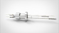 FA12134-07 Термопарный вакуумный ввод типа C на фланце CF1.33(CF16), 1 пара, диаметр штырька 0.094', 5 кВ, 16,5 А, материал штырька вольфрам-рений, материал корпуса нержавеющая сталь, с ответной частью 034201161009551658