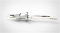 FA12134-06 Термопарный вакуумный ввод типа J на фланце CF1.33(CF16), 1 пара, диаметр штырька 0.094', 5 кВ, 16,5 А, материал штырька железо-константан, материал корпуса нержавеющая сталь, с ответной частью 034301161009451658