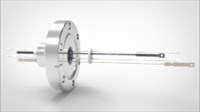 FA13019-06 Термопарный вакуумный ввод типа J на фланце CF2.75(CF40), 1 пара, диаметр штырька 0.050', 3 кВ, 8,2 А, материал штырька железо-константан, материал корпуса нержавеющая сталь 03430140100503828