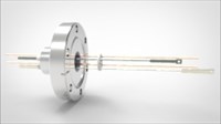 FA13019 Термопарный вакуумный ввод типа K на фланце CF2.75(CF40), 1 пара, диаметр штырька 0.050', 3 кВ, 27 А, материал штырька хромель-алюмель, материал корпуса нержавеющая сталь 03410140100503278