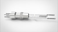 FA12329-03 Термопара типа C на фланце 1/2 NPT, 2 пары, материал штырька вольфрам-рений, материал корпуса нержавеющая сталь ,без ответной чаcти 03421228