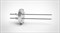 FA12447-02 Ввод вакуумный электрический 2х штырьковый на фланце CF2.75, 5 кВ, 50 А, диаметр штырька 0,154'', материал штырьков молибден, материал корпуса нержавеющая сталь 0352014055001548 - фото 10599