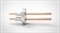 FA13205 Ввод вакуумный электрический 2х штырьковый на фланце CF2.75, 8 кВ, 330 А, диаметр штырька 0,375'', материал штырьков медь, материал корпуса нержавеющая сталь 03520140833003758 - фото 10867