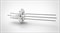 FA13907-02 Ввод вакуумный электрический 3х штырьковый на фланце KF40, 20 кВ, 26 А, диаметр штырька 0,094'', материал штырьков молибден, материал корпуса нержавеющая сталь 03530240202600948 - фото 10916