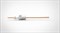 FA14321 Ввод вакуумный электрический 1 штырьковый на фланце NPT 1/2, 5 кВ, 185 А, диаметр штырька 0,25'', материал штырьков медь, материал корпуса нержавеющая сталь 035151850258 - фото 10964