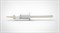 FA14941-03 Ввод вакуумный электрический 1 штырьковый на фланце KF16, 8 кВ, 98 А, диаметр штырька 0,375'', материал штырьков никель, материал корпуса нержавеющая сталь 0351021689803758 - фото 11010