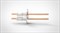 FA14944 Ввод вакуумный электрический 2х штырьковый на фланце KF50, 8 кВ, 330 А, диаметр штырька 0,375'', материал штырьков медь, материал корпуса нержавеющая сталь 03520250833003758 - фото 11013