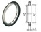 Кольцо центрирующее KF40 (NW40) с витоновым уплотнением, алюминий 0202014264018 - фото 9840